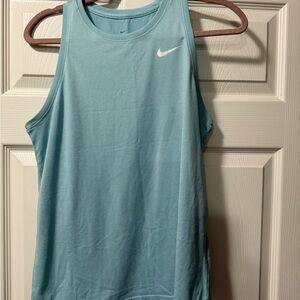 Nike Light Blue Tee with Swoosh